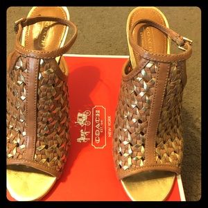 Coach Leela Soft Met/Veg Calf Shoe